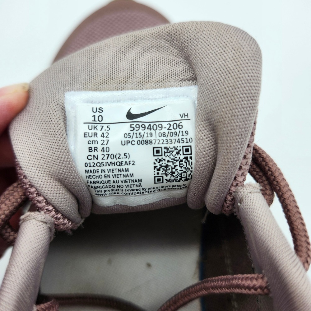 Nike Air Max Thea Sneakers Smokey Mauve Purple Running Shoes Athletic Women's 10 - Picture 9 of 9